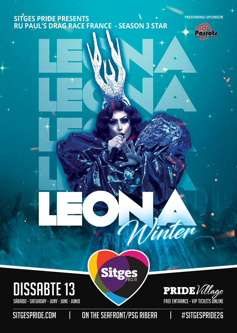 Leona Winter Saturday at Sitges Pride